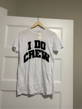 By Anthropologie Weddings I Do Crew Tee NWT Size Small